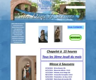 Notredamedesaussens.fr(Accueil Notre Dame de Saussens) Screenshot