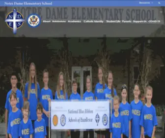 Notredameelementary.org(Nurturing Dreams Excellence and Success) Screenshot