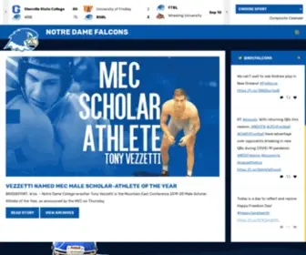 Notredamefalcons.com(Notre Dame College Athletics) Screenshot