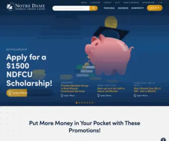 Notredamefcu.com(Notre Dame Federal Credit Union) Screenshot