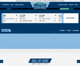 Notredamegators.com(Notre Dame of Maryland University Athletics) Screenshot