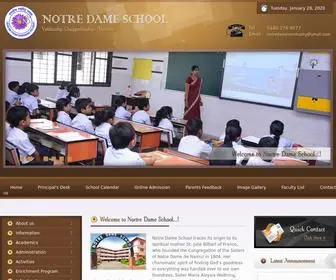 Notredameschool.in(Notre Dame School) Screenshot