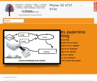 Notrees.com.au(Notrees) Screenshot