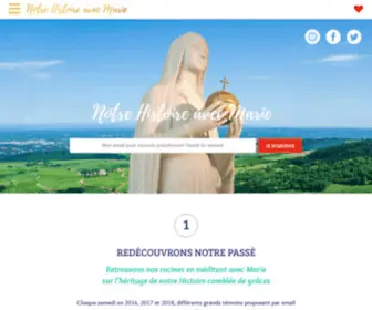Notrehistoireavecmarie.com(Notre Histoire avec Marie) Screenshot
