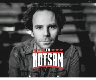 Notsam.com(Homepage for PrimeTime Sam Roberts) Screenshot