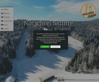 Notschrei-Skilifte.de(Skilifte am Notschrei) Screenshot