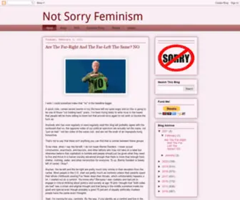 Notsorryfeminism.com(Notsorryfeminism) Screenshot