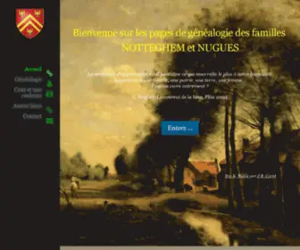 Notteghem.fr(Généalogie) Screenshot