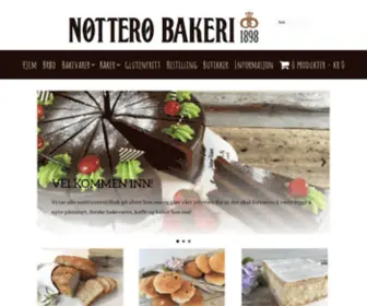 Nottero-Bakeri.no(Nøtterø Bakeri & Konditori AS) Screenshot