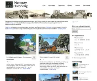 Notteroyhistorielag.no(Nøtterøy Historielag) Screenshot