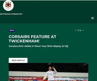 Nottinghamcorsairsrfc.com(Nottingham Corsairs RFC) Screenshot