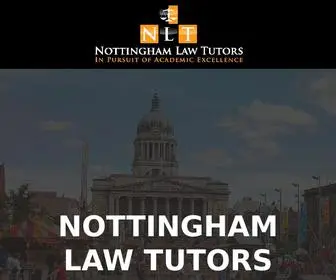 Nottinghamlawtutor.com(Nottingham Law Tutor) Screenshot