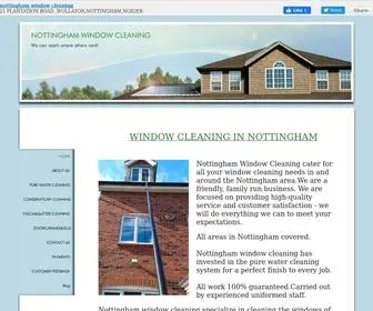 Nottinghamwindowcleaning.com(NOTTINGHAM WINDOW CLEANING) Screenshot