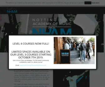 Nottinghillacademyofmusic.com(Notting Hill Academy of Music) Screenshot