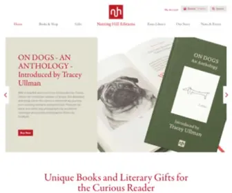 Nottinghilleditions.com(Unique, Limited Edition Books & Literary Gifts) Screenshot