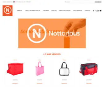 Nottorious.com(Nottorious es el mejor Fabricante de Uniformes) Screenshot