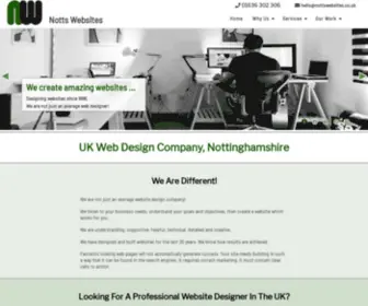 Nottswebsites.co.uk(UK Web Design Company) Screenshot