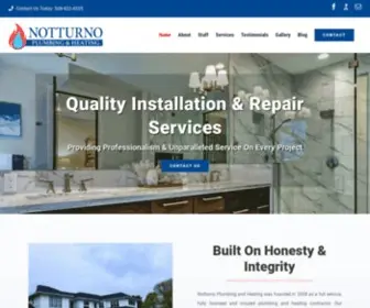 Notturnoplumbingandheating.com(Notturno Plumbing & Heating) Screenshot