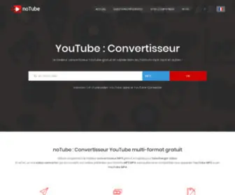 Notube.io(YouTube MP3 et MP4 gratuit) Screenshot