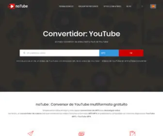 Notube.site(Convertidor de YouTube a mp3 y mp4 gratuito) Screenshot