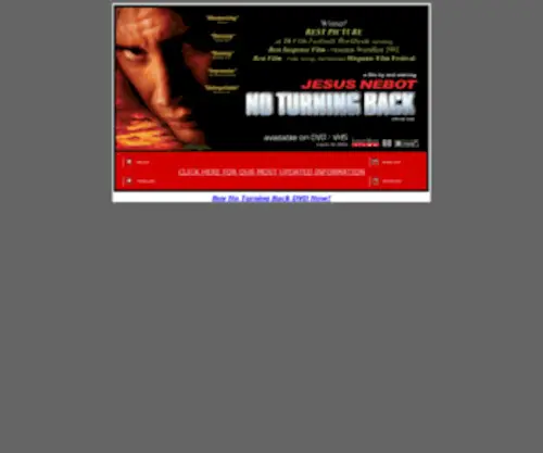 Noturningback.com(Alma award winner) Screenshot