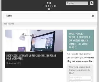 Notuxedo.com(Conseils et ressources pour créer un site ou un blog et gagner en visibilité) Screenshot