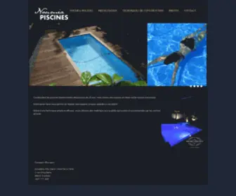 Noumeapiscines.com(Constructeur de piscines) Screenshot