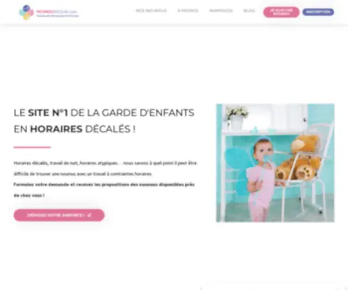 Nounoudecalee.com(Nounou Décalée) Screenshot