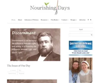 Nourishingdays.com(Nourishing Days) Screenshot