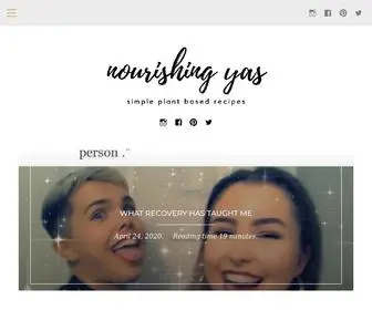 Nourishingyas.com(Nourishing Yas) Screenshot