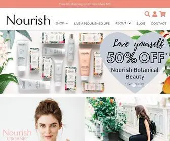 Nourishorganic.com(Nourish Organic) Screenshot