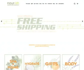 Nourishsavannah.com(Handmade Natural Bath Products) Screenshot