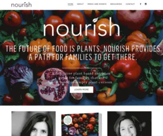 Nourishthebook.com(Nourish) Screenshot