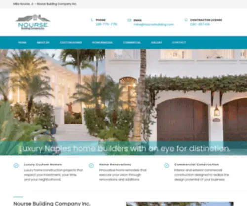 Noursebuilding.com(Nourse Building Company) Screenshot