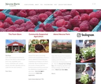 Noursefarm.com(Nourse Farm) Screenshot