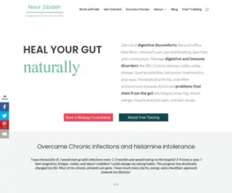 Nourzibdeh.com(Integrative Nutrition for IBS) Screenshot