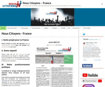 Nouscitoyens.fr(Solidarité) Screenshot