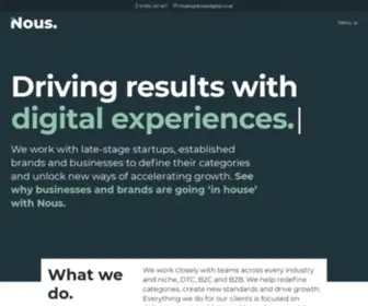 Nousdigital.co.uk(Nous Digital) Screenshot