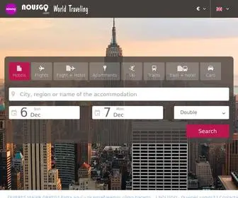 Nousgo.com(Encuentra tu viaje al precio más bajo) Screenshot