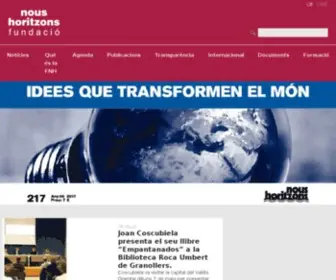 Noushoritzons.cat(Fundació Nous Horitzons) Screenshot
