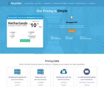 Noushost.com(Shared Hosting) Screenshot