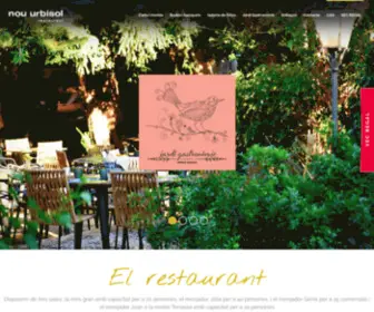 Nouurbisol.com(Restaurant Nou Urbisol) Screenshot