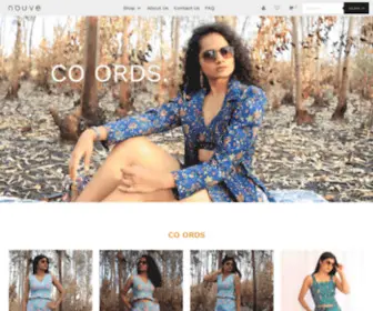 Nouve.in(Sustainable Online Shopping for Women's Clothing) Screenshot