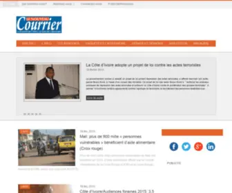 Nouveaucourrier.net(Le Nouveau Courrier) Screenshot
