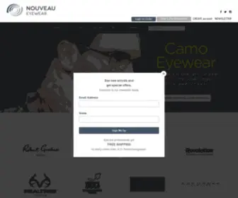 Nouveaueyewear.com(Nouveau Eyewear) Screenshot