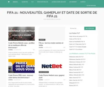 Nouveaufifa.com(Nouveautés) Screenshot