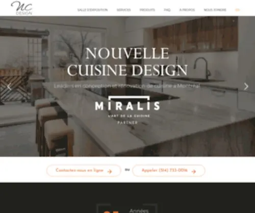 Nouvelle-Cuisine.com(Armoires de Cuisine Sur Mesure) Screenshot