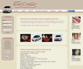 Nouvelle-Fiat500.fr(Nouvelle Fiat 500) Screenshot