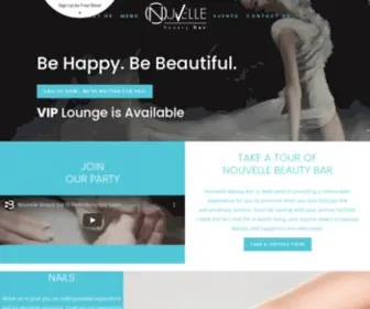 Nouvellebeautybar.com(Nouvelle Beauty Bar) Screenshot