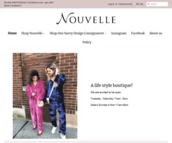 Nouvelleboutiques.com(Nouvelle a women's curated boutique) Screenshot